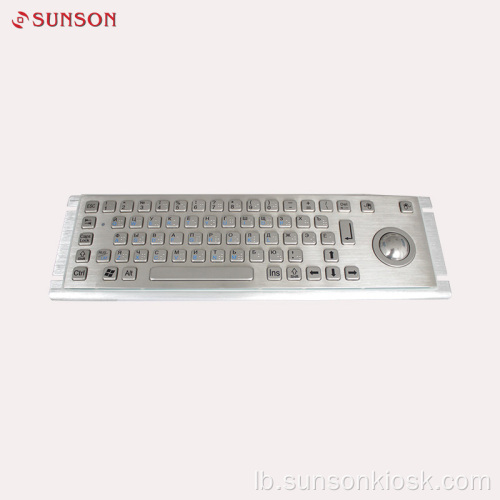 Vandal Metal Keyboard fir Informatiounskiosk